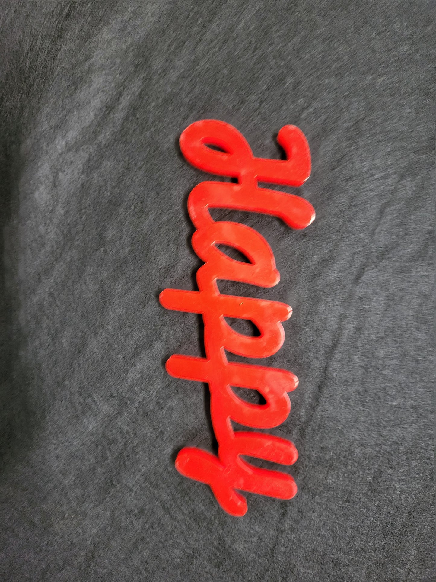 Happy Resin Sign