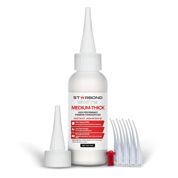 White Medium-Thick CA Glue