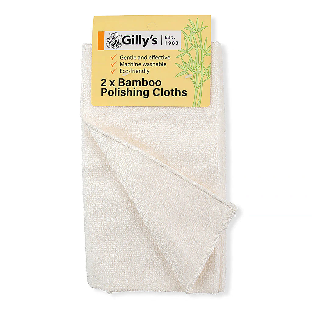 Bamboo Polishing Cloth 2 Pack