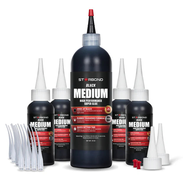 Black Medium CA Glue