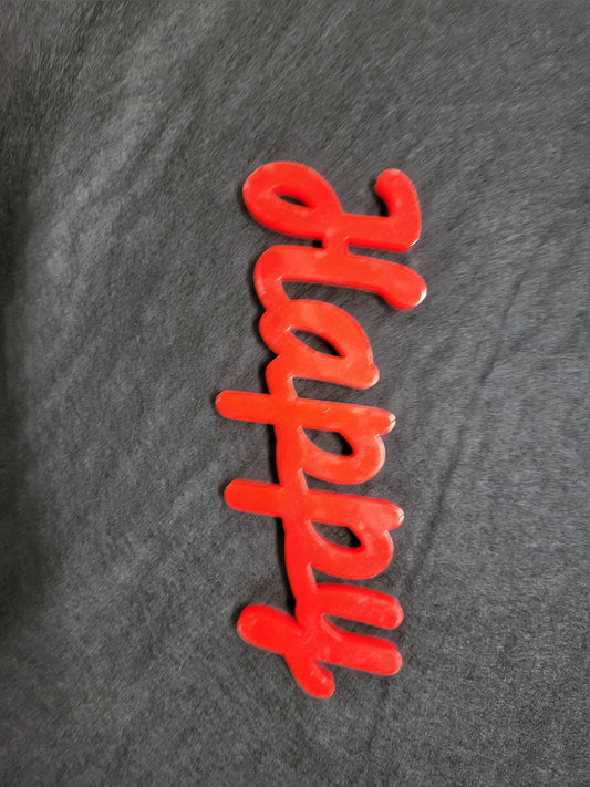 Happy Resin Sign