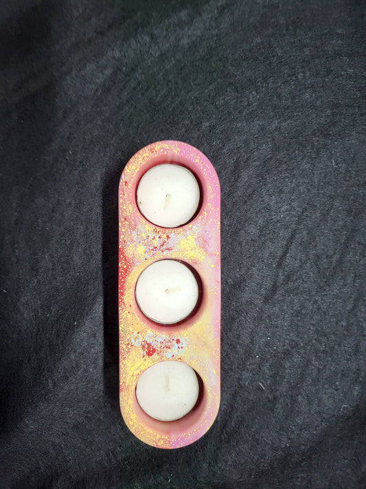 Skittles Candle Holder