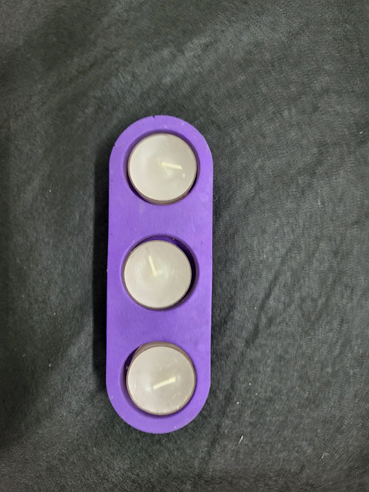 Purple Crown Candle Holder