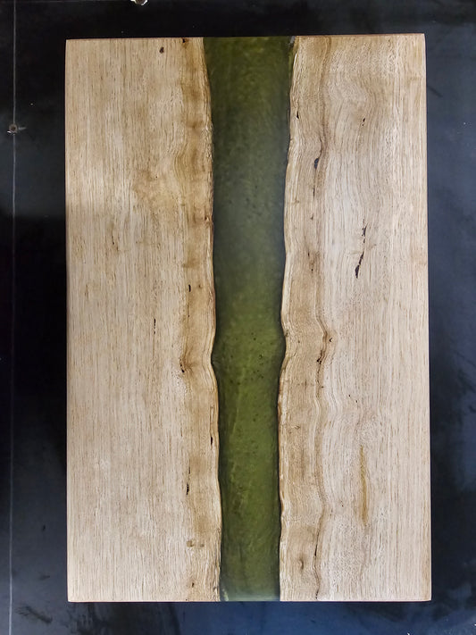 Olive green serving board