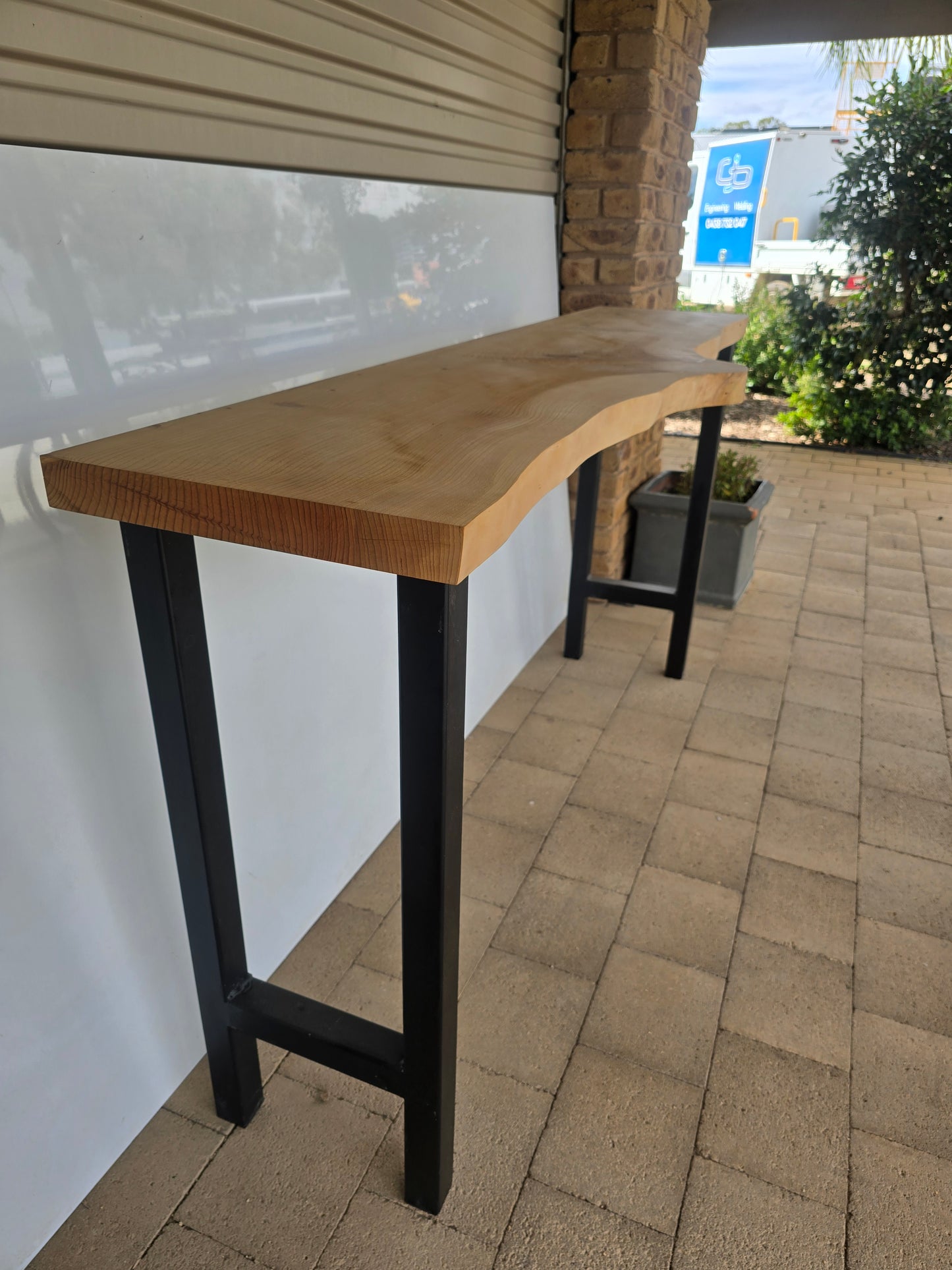 Himalayan cedar halway table