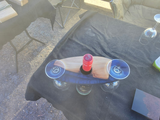 Midnight shimmer wine holder