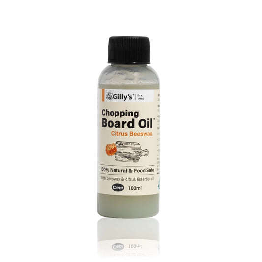 Gillys Chopping Board Oil 100Ml Citrus And Beeswax Scented