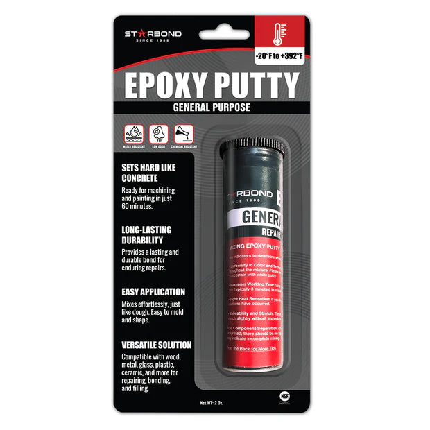 General Purpose Black Epoxy Putty (2 oz.)