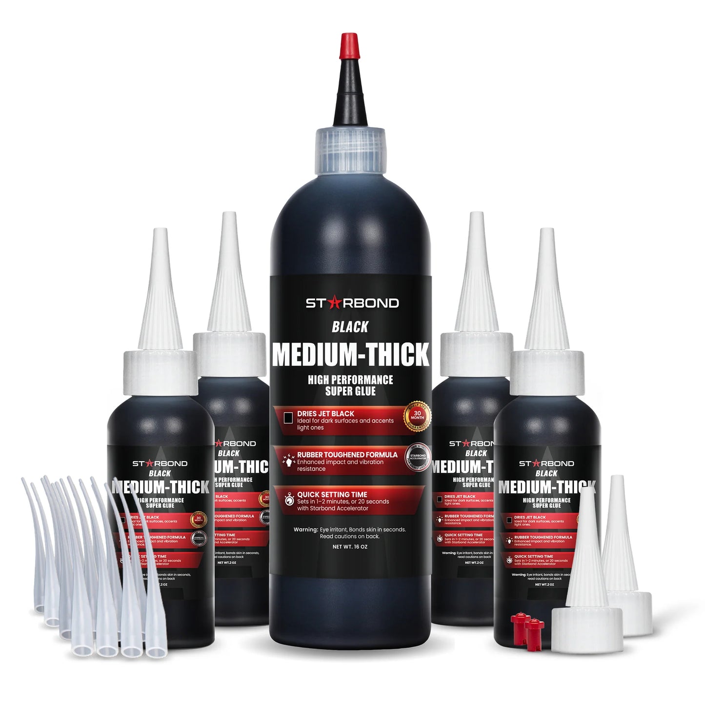 Black Medium-Thick CA Glue