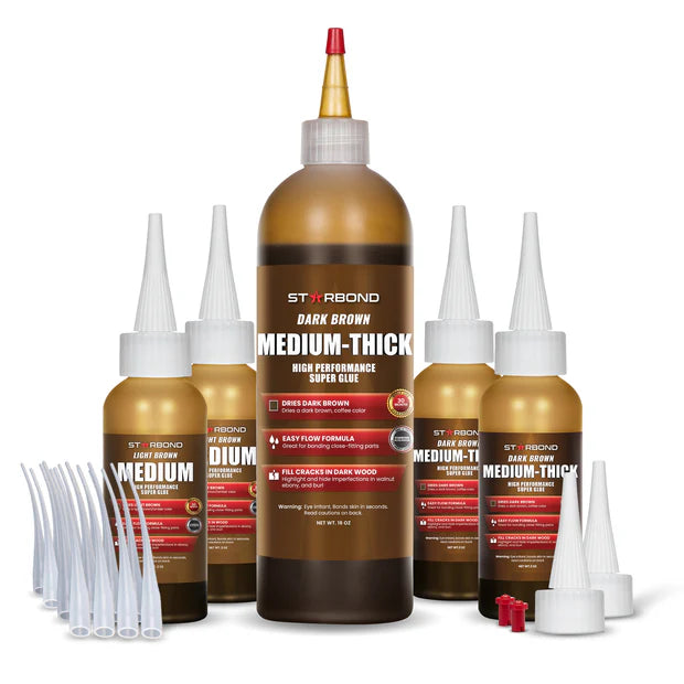 Dark Brown Medium-Thick CA Glue
