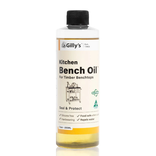 Kitchen bench oil