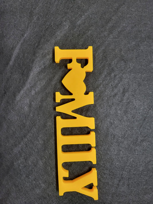 Family Resin Sign