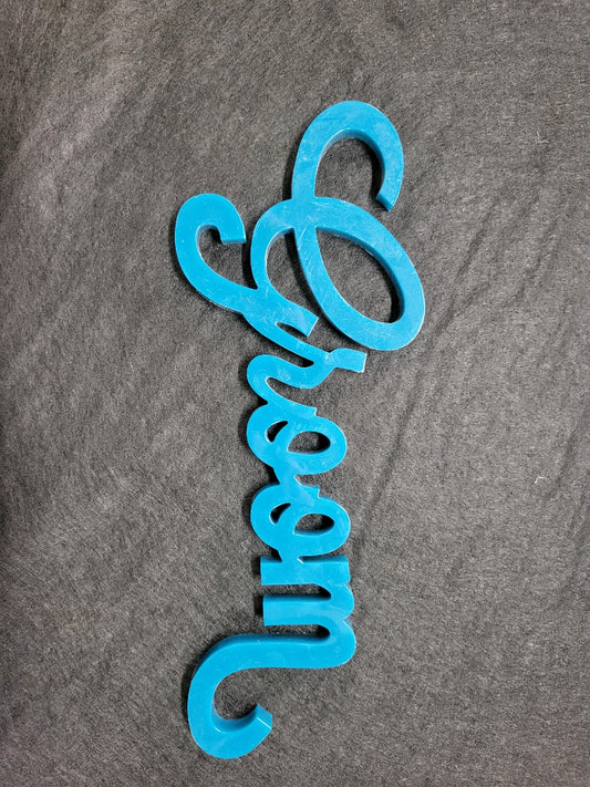 Groom Resin Sign